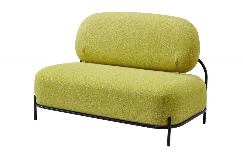 Диван SOFA 06-02 (2-х местный) желтый A652-21 фото 2
