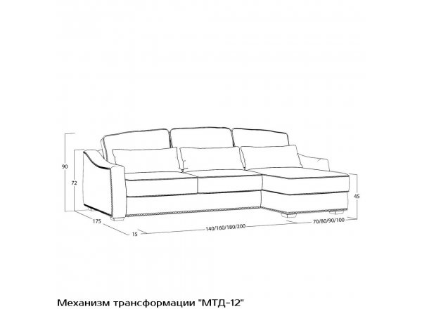 Диван Concerto (с механизмом) фото 8