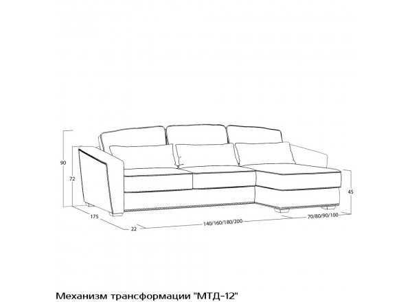 Диван Esten (с механизмом) фото 8