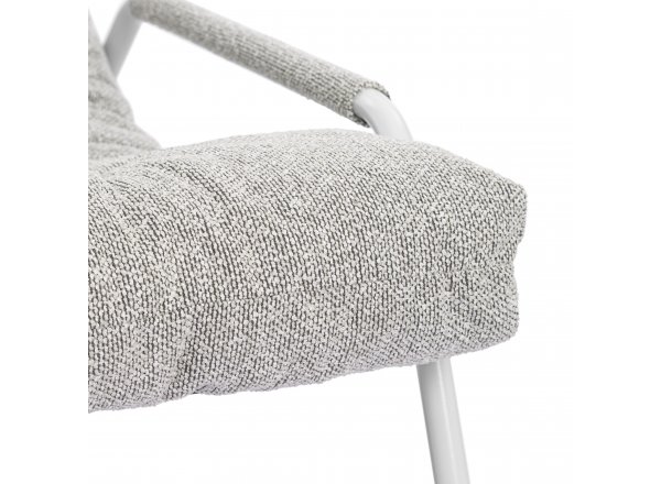 Диван Эрго/Ergo металл белый, букле, серый фото 5